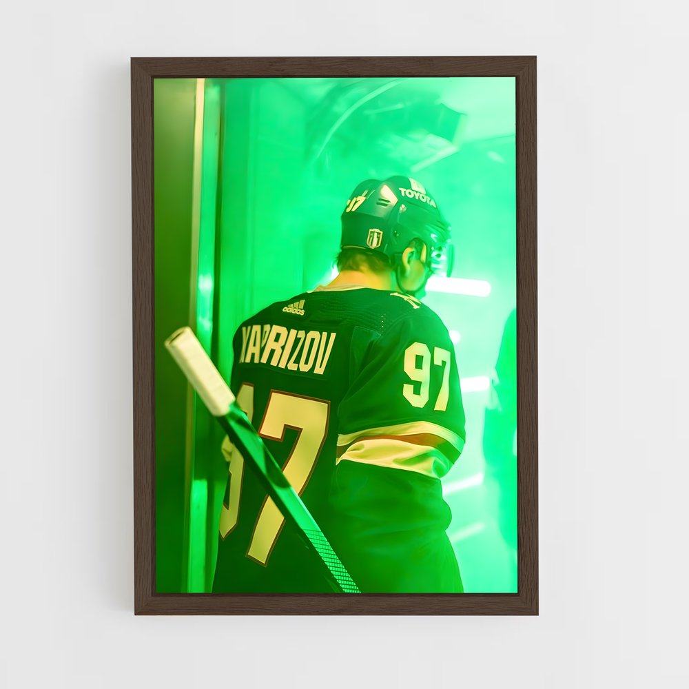 Poster Kaprizov en Action – affiche Hockey sur glace (vue 5)